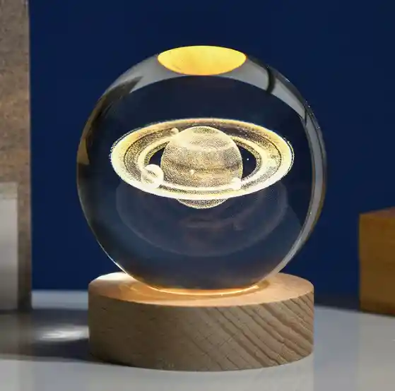 Lámpara Saturno Regalo Mujer Hombre