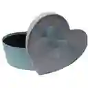 Caja De Regalo Corazon Azul Claro Ar1042 Mediana