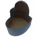 Caja De Regalo Corazon Azul Oscuro Ar1042 Pequeña