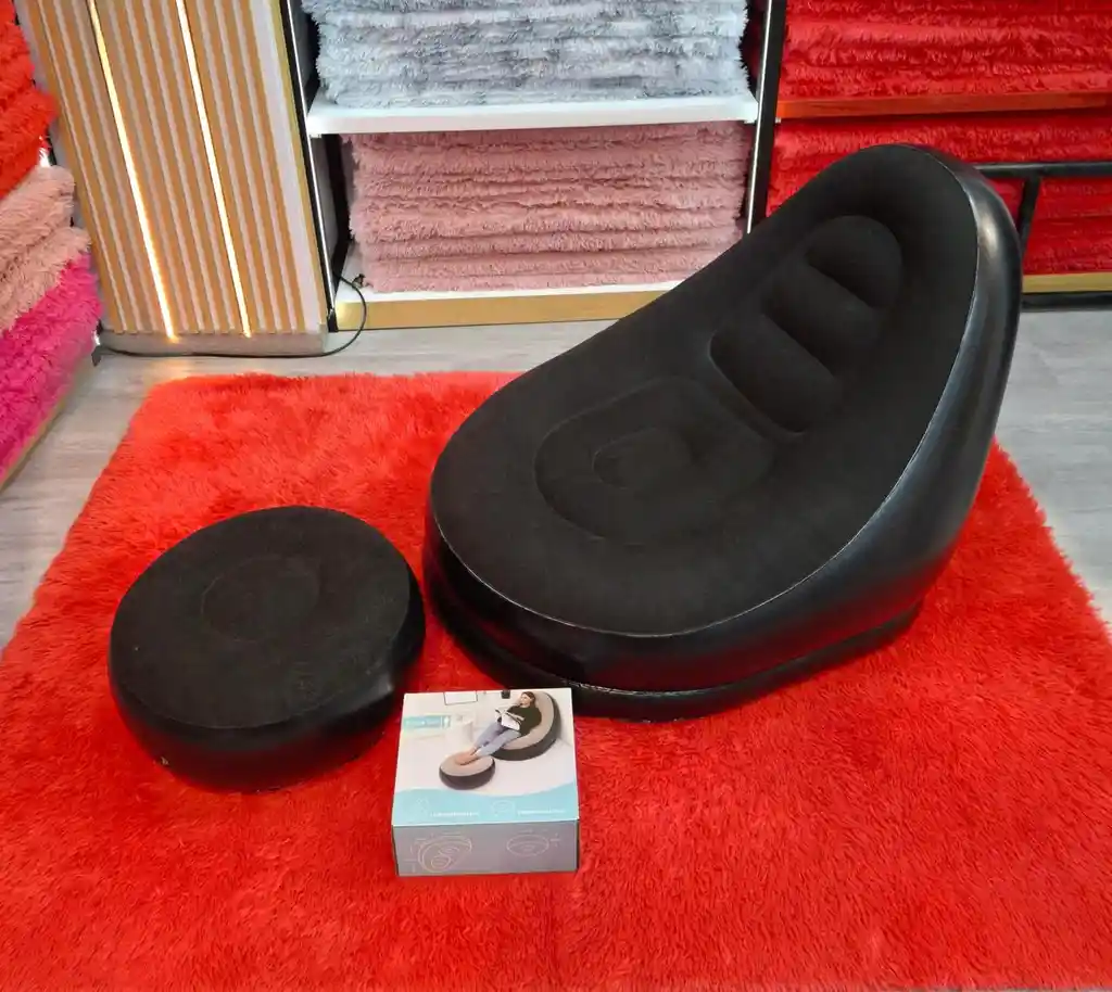 Sillón Inflable Con Reposapies