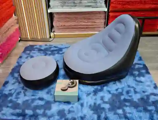 Sillón Inflable Con Reposapies