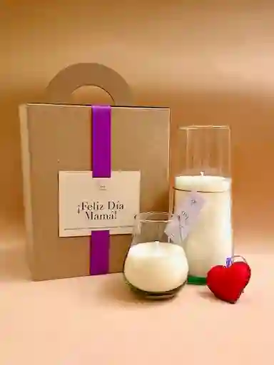 Gift Box 1 - Regalo Para Mamá - Premium - Notas Suaves - 2 Velas