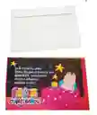 Tarjeta Regalo Mensaje Feliz Cumpleaños Con Sobre Blanco 18x12 Cm Caligrafía Timoteo