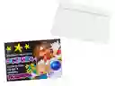 Tarjeta Regalo Mensaje Feliz Cumpleaños Con Sobre Blanco 18x12 Cm Caligrafía Timoteo