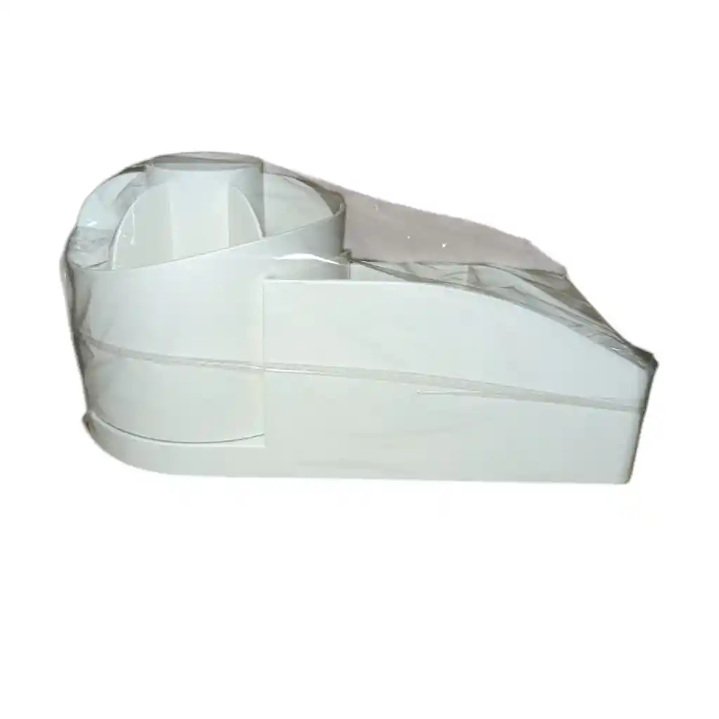 Organizador De Brochas Y Maquillaje Giratorio Blanco