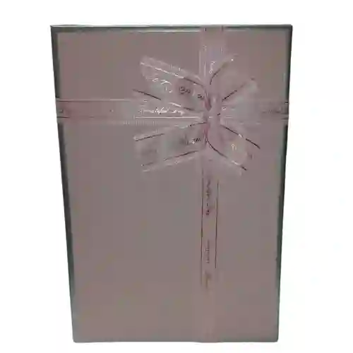 Caja De Regalo Rectangular Rosa Pequeña