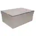 Caja De Regalo Rectangular Rosada Grande