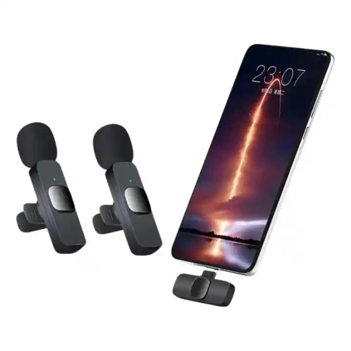 Micrófono Inalámbrico Solapa K9 X2 Microfonos Conector Tipo C