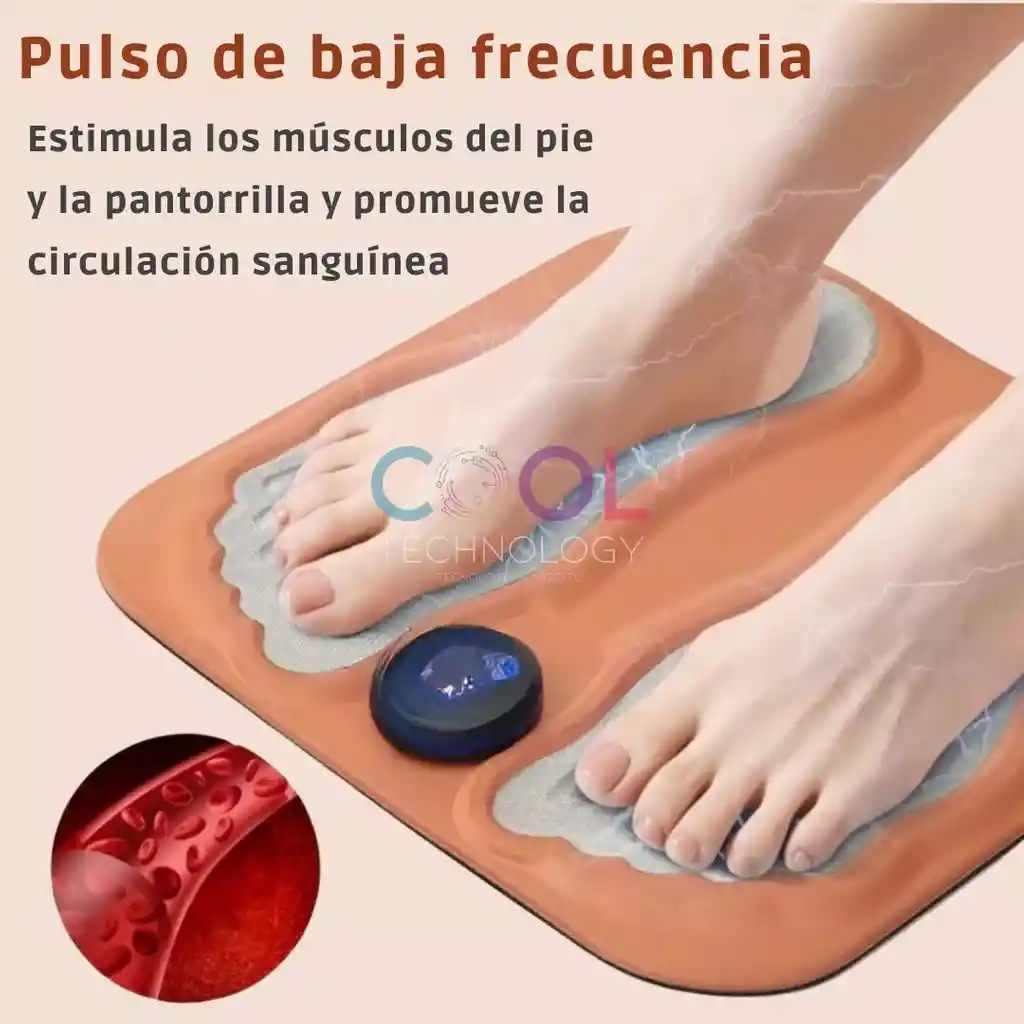 Tapete Masajeador Pies Circulación Electroestimulador 3d