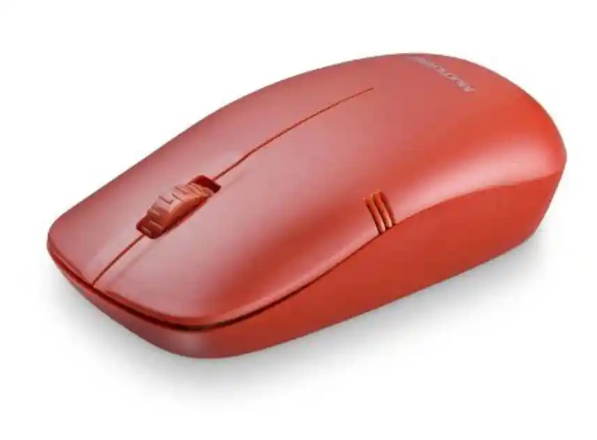 Mouse Inalámbrico Mo289 1200dpi 3 Botones Rojo, Conexión 2.4ghz, Ideal Para Oficina, Estudio O Uso Diario. Compacto, Cómodo Y Plug Play