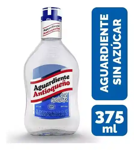 Aguardiente Tapa Azul 375 Ml