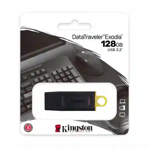 Memoria Usb Kingston Exodia M Dtxm/64 128gb Usb 3.2