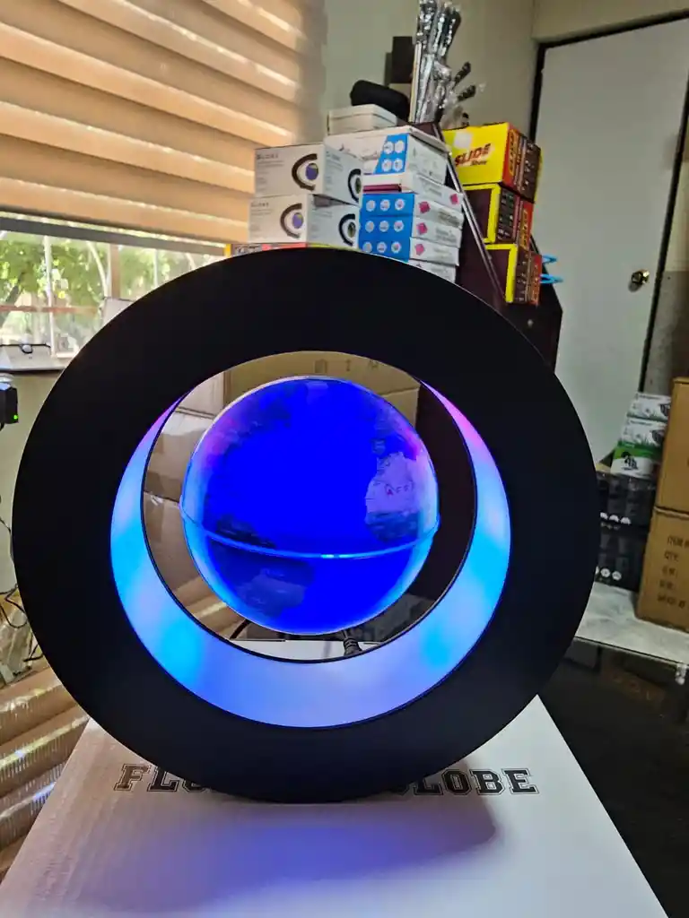 Globo Flotante De Levitación Magnética Lampara Led