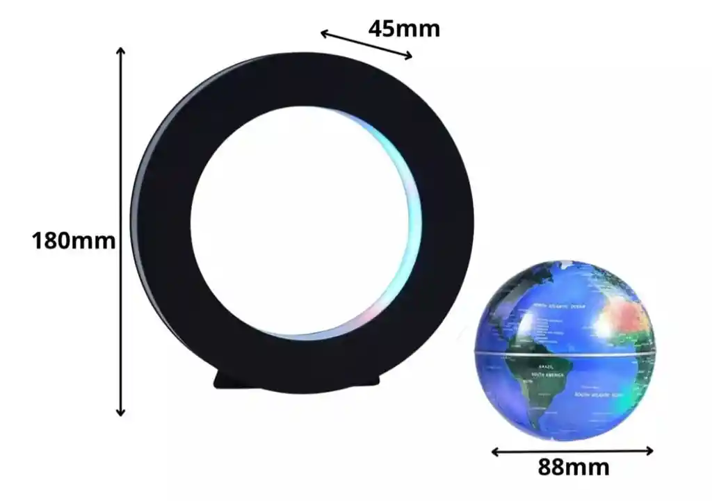 Globo Flotante De Levitación Magnética Lampara Led