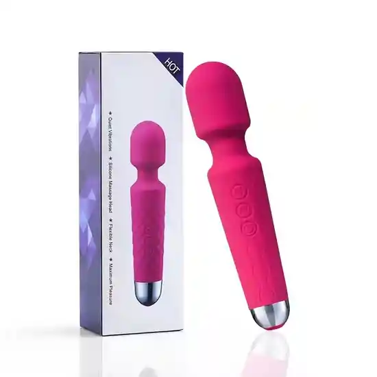 Vibrador Clitoris 20 Velocidades Varita Vibradora Para Mujer Estimulador Femenino Masturbador Masajeador