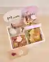 Snack, Detalle Día De La Madre, Parfait, Pancakes, Joyero, Cadena En Mesa Blanca Elegante Mamá Amorosa