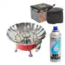 Fogon Estufa Calentador Portatil Camping Encendi Automa+ Gas