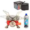 Fogon Estufa Calentador Portatil Camping Encendi Automa+ Gas