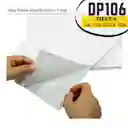 Hoja Sticker Adhesivo Blanco Carta X 1 Und