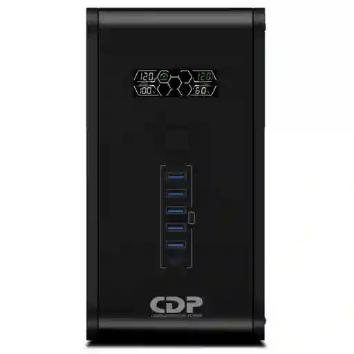 Ups Interactiva Cdp R-smart 2010 2000va, 10 Tomas 6 Usb, Lcd