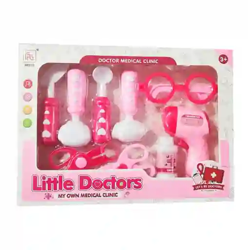 Set Doctora Kit Medico Juguete Niñas Interactivo
