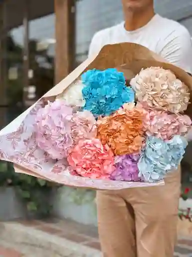 Arreglo Floral 20 Hortensias Martin