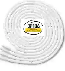 Cordones Blancos Redondos 110 Cm