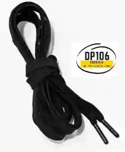 Cordones Negros Planos 90 Cm