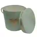 Caja De Regalo Cilindrica Verde Menta Ar1049 Pequeña
