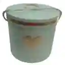 Caja De Regalo Cilindrica Verde Menta Ar1049 Pequeña