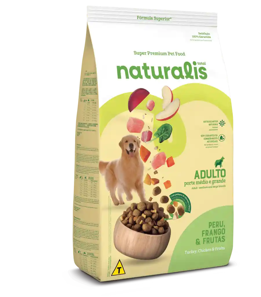 Naturalis Can Adult Frango Frutas X 2.5kg