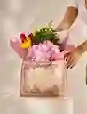Ramo De Flores De Temporada En Bolsa De Lujo Flower Bag