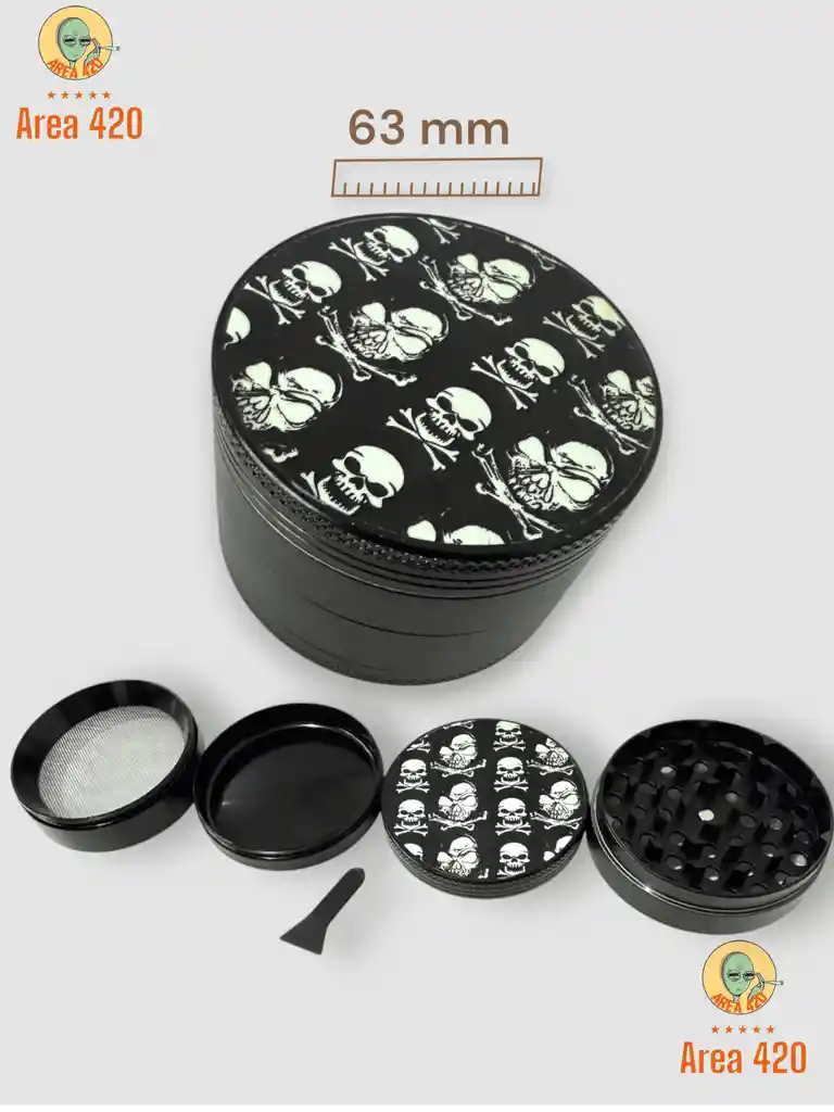 Grinder 62 Mm Alumbra En La Oscuridad