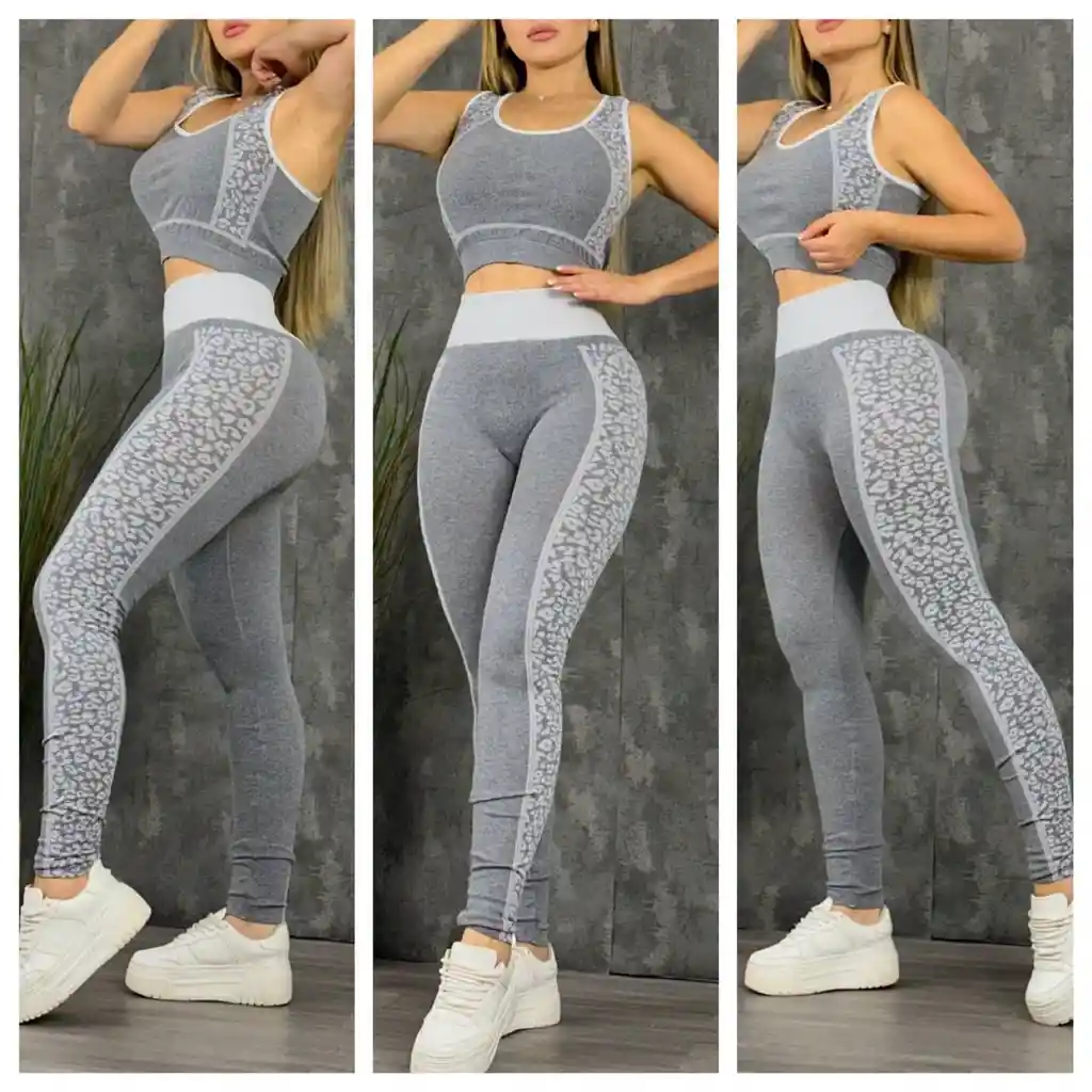 Conjunto Deportivo Leggins Levanta Cola + Esqueleto