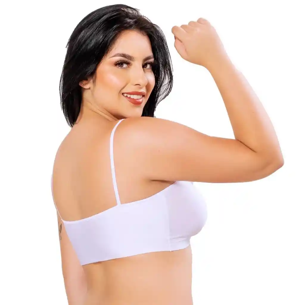 Top Bralette Invisible Sin Costuras Talla L - Pack X 3