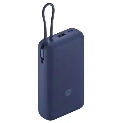 Xiaomi Power Bank 20000mah Cable Integrado 33w Usb-c Azul