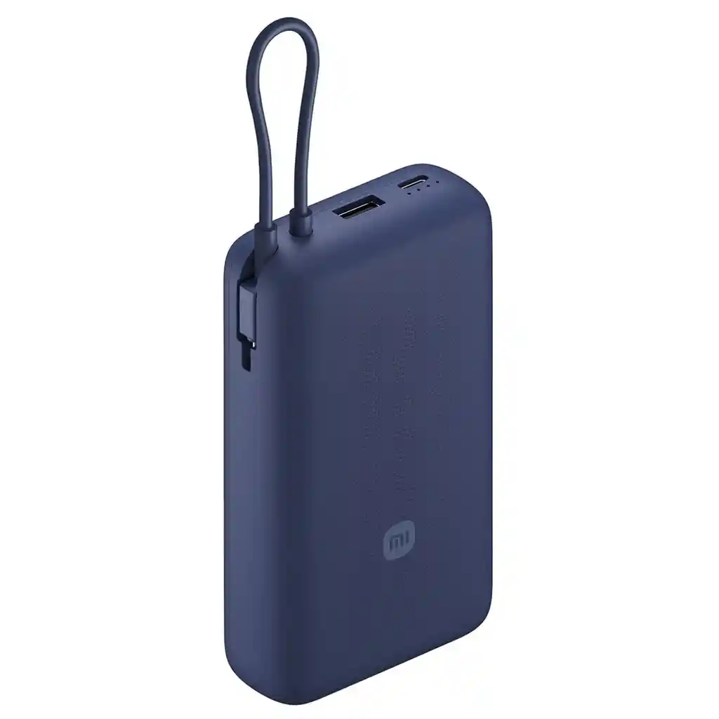 Xiaomi Power Bank 20000mah Cable Integrado 33w Usb-c Azul