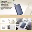 Xiaomi Power Bank 20000mah Cable Integrado 33w Usb-c Azul