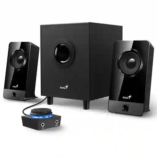 Parlantes Subwoofer Genius Sw-2,1 300x Control Pod 10w Rms