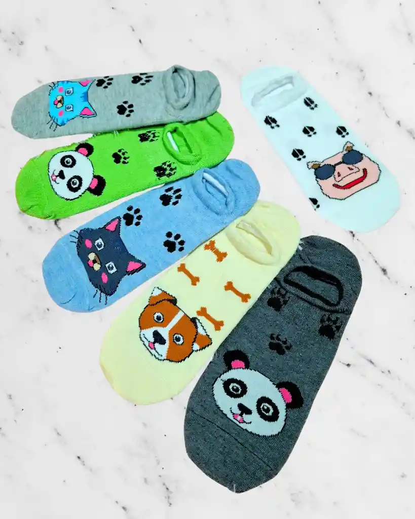 12 Pares Taloneras Animalitos