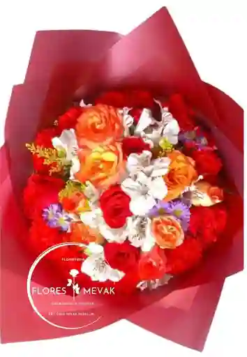 Flores En Tonos Calidos,