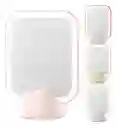 Espejo De Maquillaje Tocador Luz Led En Forma De Nube Recargable