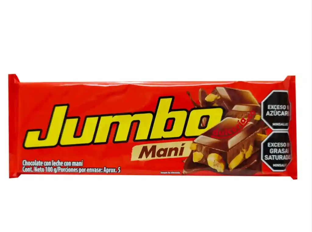 Chocolatina Yumbo Grande De 90gr Con Mani