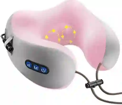 Cojín Masajeador De Cuello Rosado