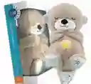 Peluche Nutria Musical Movimientos Y Luces Para Bebés Rosada