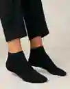 6 Pares Tobillera Dion Unicolor (negro, Gris Y Azul)