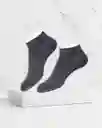6 Pares Tobillera Dion Unicolor (negro, Gris Y Azul)