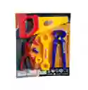Juguete Niños Set De Herramientas Alicate Serrucho Niños