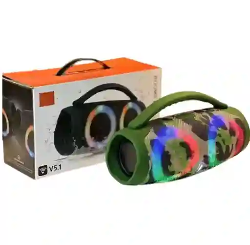 Parlante Bluetooth Booms Box 3 Mini 1.1 Militar
