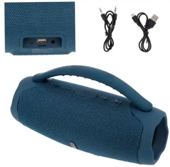 Parlante Bluetooth Booms Box 3 Mini 1.1 Azul